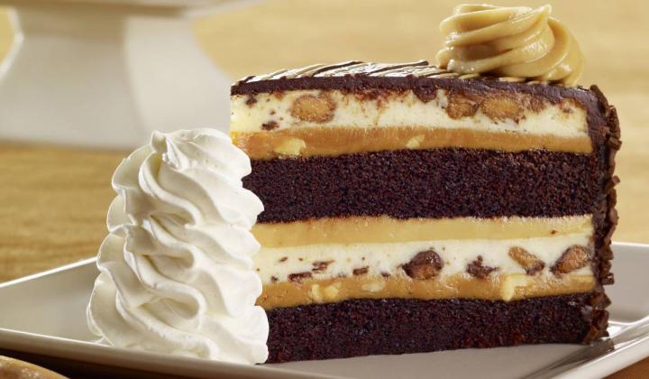 REESE’S Peanut Butter Chocolate Cake Cheesecake.