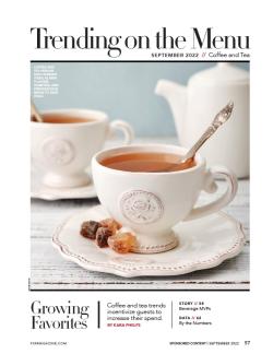 Trending on the Menu cover for Coffee and Tea